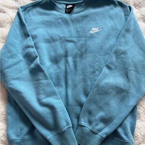 Nike Men's Teal Crewneck Sweater